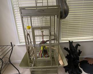 Giant bird cage.