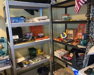 Tools, Toy Truck, Tarps & Potting Soil