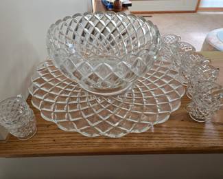 Large Punch Bowl Set