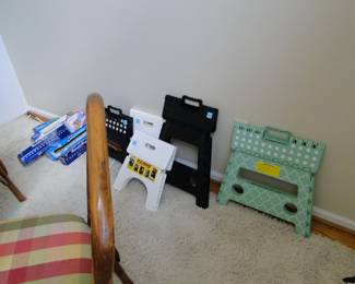 Little step stools in all shapes and sizes