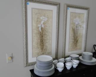 We have some most outstanding framed pieces of art all over this Estate Sale