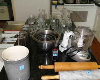 Kitchen items, and rolling pins