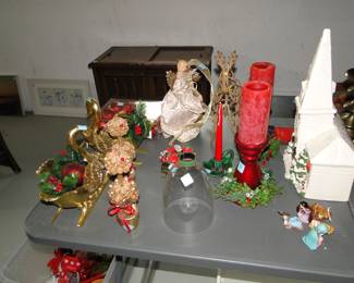 Holiday items aglow