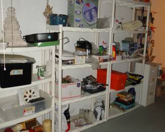 Foot soaker, tools, and painting supplies and more