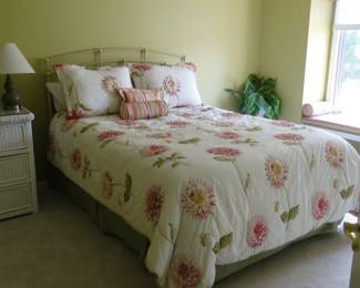 A breath of fresh air, this complete bedroom set is