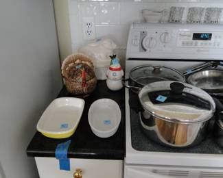 Pots and pans and casserole dishes too