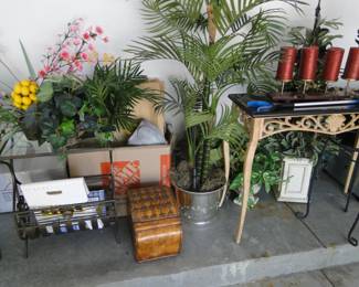 Faux plants abound!