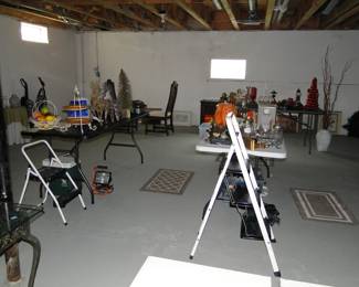 Lots to see and do in the basement