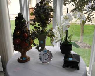 And we have faux items as well