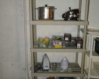 Shelfing units are also for sale too