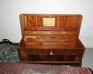 Very nice, vintage, and super clean cedar trunk