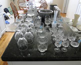 We have some very nice, super high end glassware pieces too
