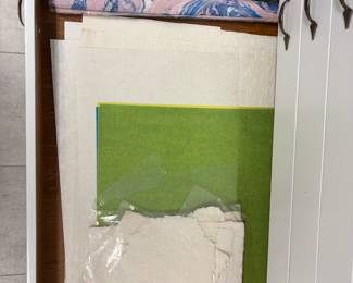 Various art supplies 