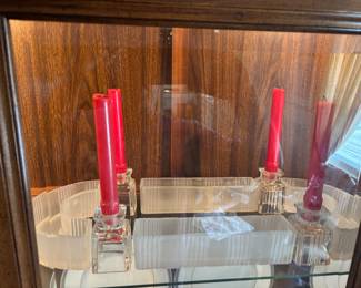 MCM Pansy Ring w 4 candle holders 16” x 8”.   $ 100.00