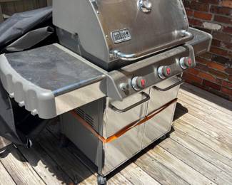 Weber Genesis 3 burner Grill with cover
Gas (No tank)  $400.00