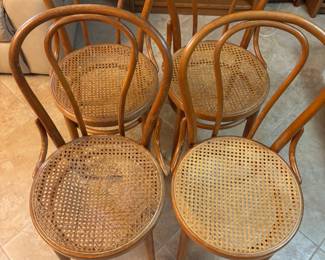 Four came bottom chairs (1) need repair 
$100.00 for 4