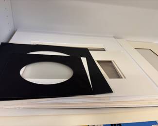 Matting boards various sizes and shapes 