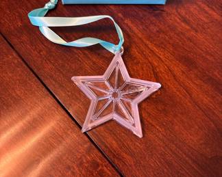 Tiffany & Co Star crystal ornament $80.00