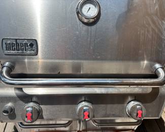 Weber Genesis 3 burner Grill with cover
Gas (No tank)  $400.00