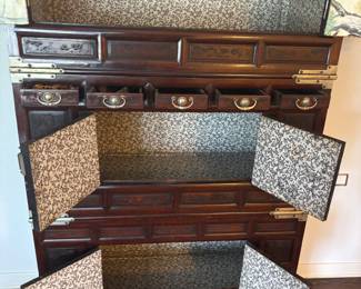 Old Authentic Korean 3 piece Chest 40.5”w 19.75”d 72”t.       $450.00