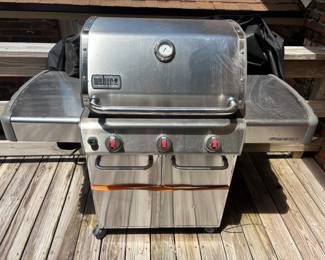 Weber Genesis 3 burner Grill with cover
Gas (No tank)  $400.00