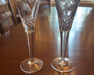 Waterford Toasting Glasses (2) 
$90.00 pair
