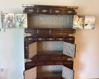 Old Authentic Korean 3 piece Chest 40.5”w 19.75”d 72”t.       $450.00