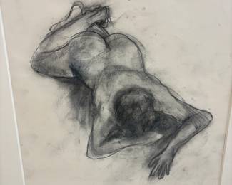Charcoal Nude 21.5”w x 21.5”t  $60.00