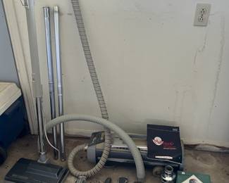 Electrolux canister vacuum cleaner with all accessories