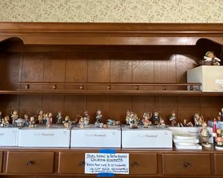 Hummel Christmas ornament sets--each box has 3 ornaments--other Hummel figurines