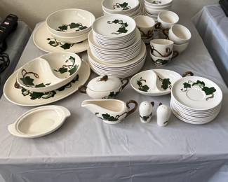 California Ivy by Metlox china set
