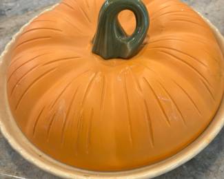 Lillian Vernon Pumpkin Pie Dish