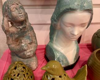 VINCENT GLINSKY (RUSSIAN, 1895-1975) Sculpture of a Woman Bust 11 in. height, hard composite