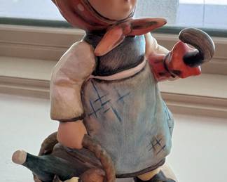 Vintage Goebel Hummel 1971 Visiting An Invalid Girl With Basket