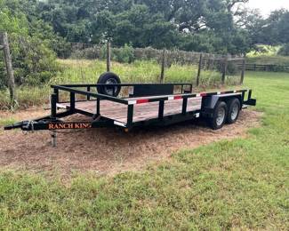 Ranch King 18’ Trailer
Excellent condition! Only used a handful of times. Tires in great shape.
Clean title.