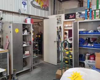 2 large cabinets