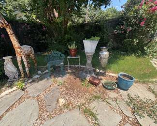 Outside Plant stands and Decor