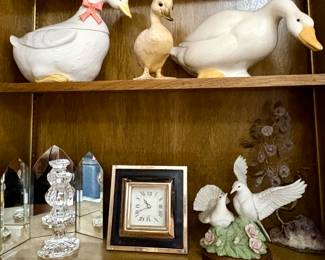 Porcelain Ducks and Geese Cookie Jar