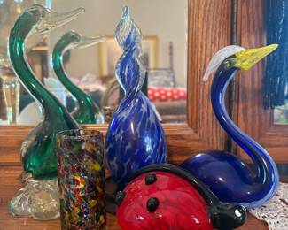 Hand Blown Glass figurines
