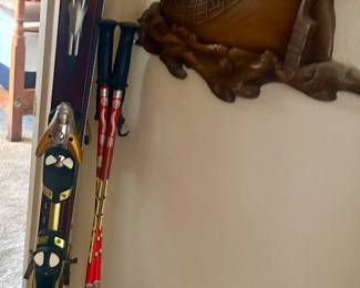 Salomon Scream 10 Pilot ski with bindings, poles, and boots