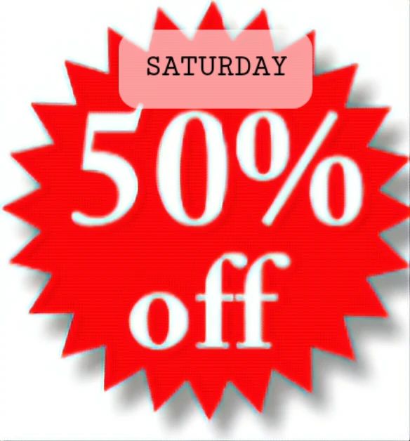 ☆ EVERYTHING GOES 50% OFF ☆