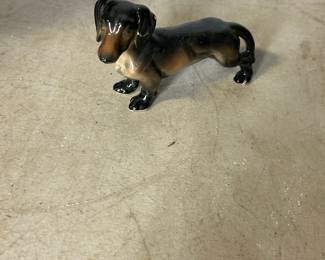Ceramic dachshund