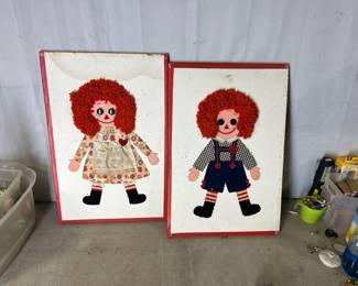 Andy and Annie wall decor