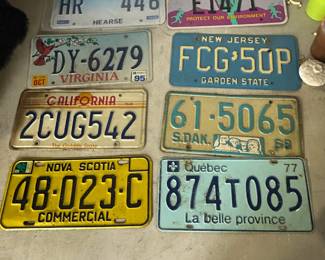 Worldwide license plates