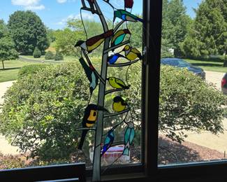 Stained glass birds of Costa Rica