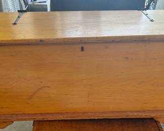 19th C Pine Blanket Chest - Eastern New York