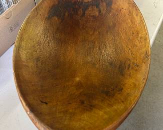 Antique oblong 23” Dough Bowl