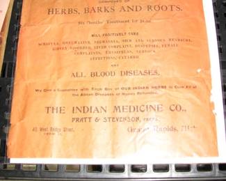 advertisement for Indian Herbs Blood Purifier