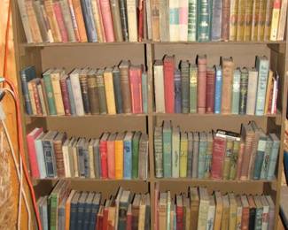 lots of vintage books