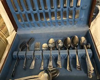 Nice set of Stainless in silver box